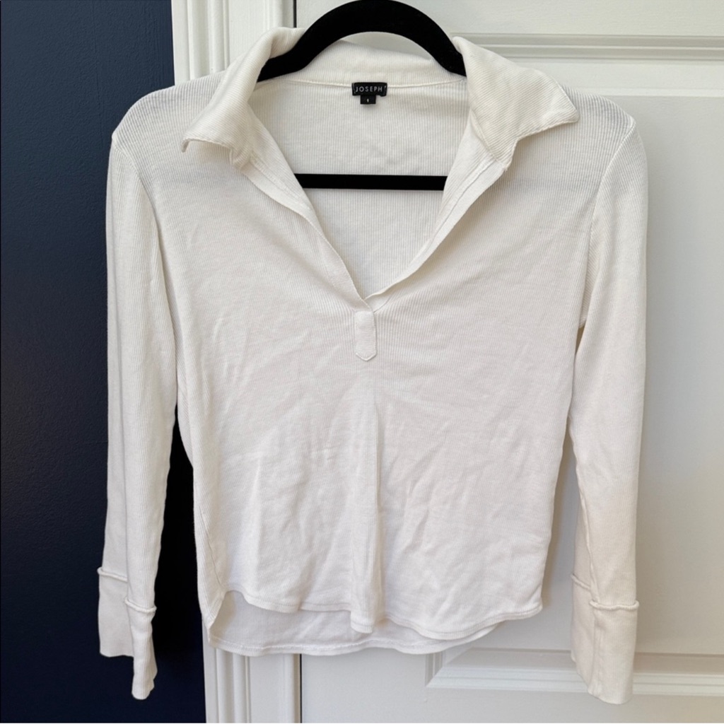 Joseph Cream Long Sleeve Women's Top